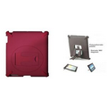 iBank(R) Rubberized Swivel Stand Back Cover for iPad 2/3/4